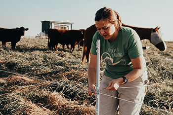 Woman in Field